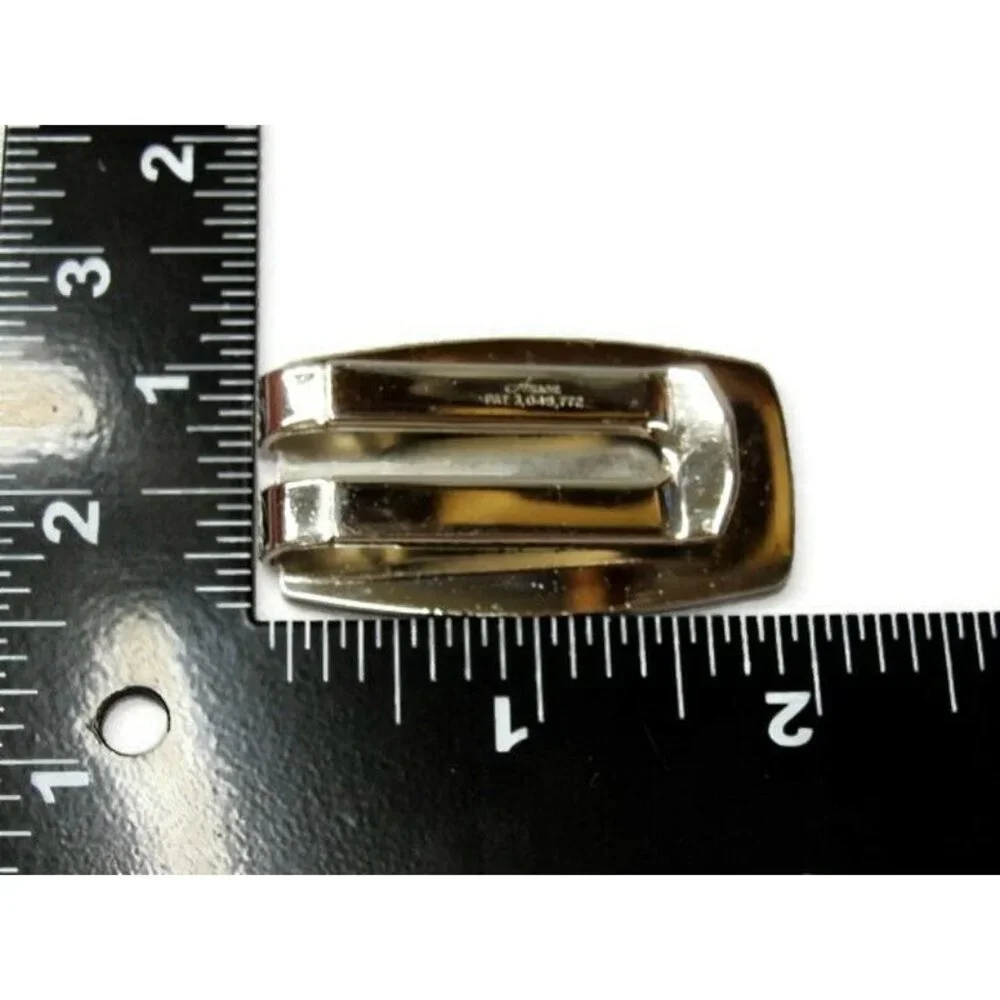 Vintage Anson Money Clip Antique Car Silver Tone Used